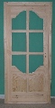 Üvegezhető beltéri borovifenyő ajtó